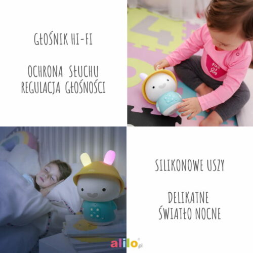 Alilo Króliczek Baby Bunny G9S+ - niebieski - obrazek 7