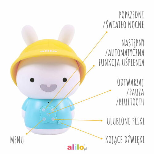 Alilo Króliczek Baby Bunny G9S+ - różowy - obrazek 3