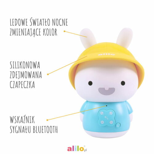 Alilo Króliczek Baby Bunny G9S+ - różowy - obrazek 4